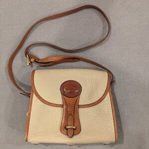 Dooney & Bourke vintage cream and brown handbag